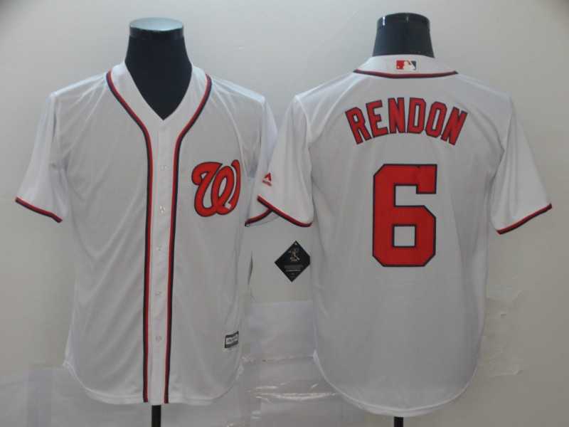 Nationals 6 Anthony Rendon White Cool Base Jersey,We sell and wholesale Nationals 6 Anthony Rendon White Cool Base Jersey on line form chian!